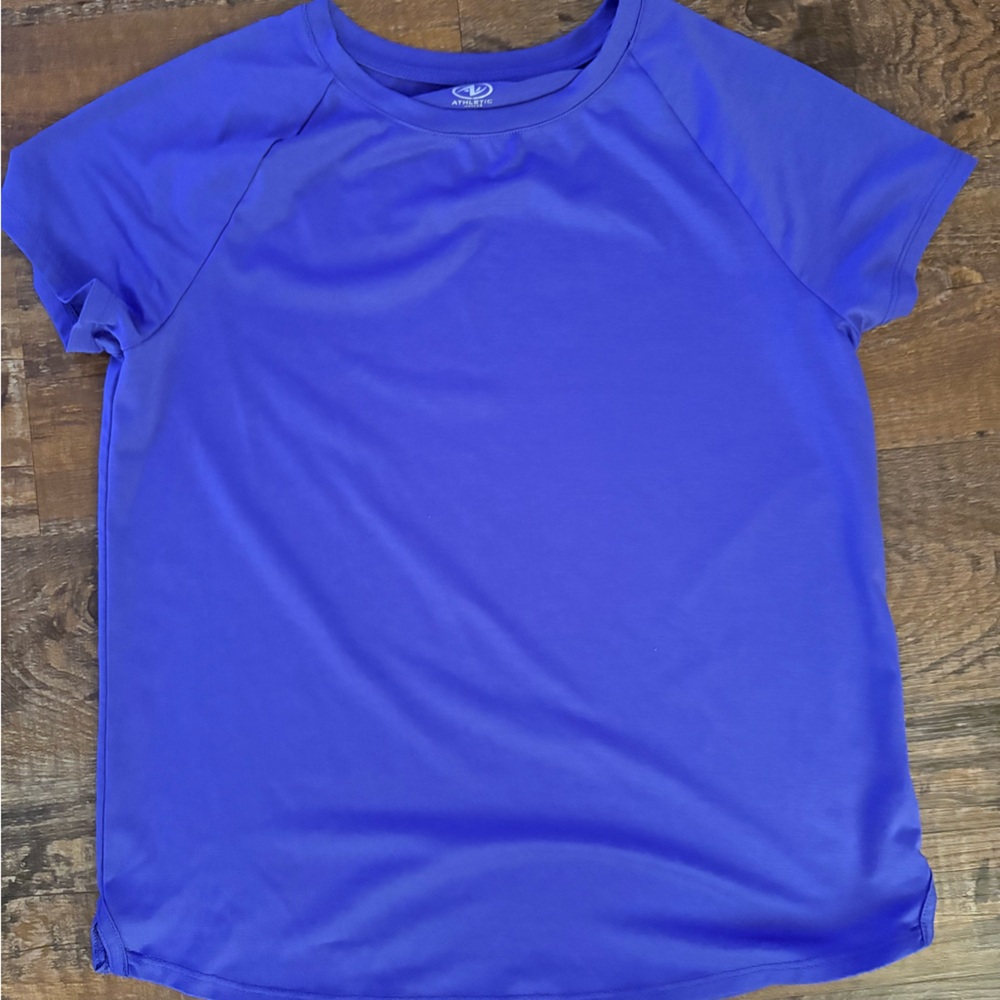 Athletic Works Royal Blue Short Sleeve Performance Tee